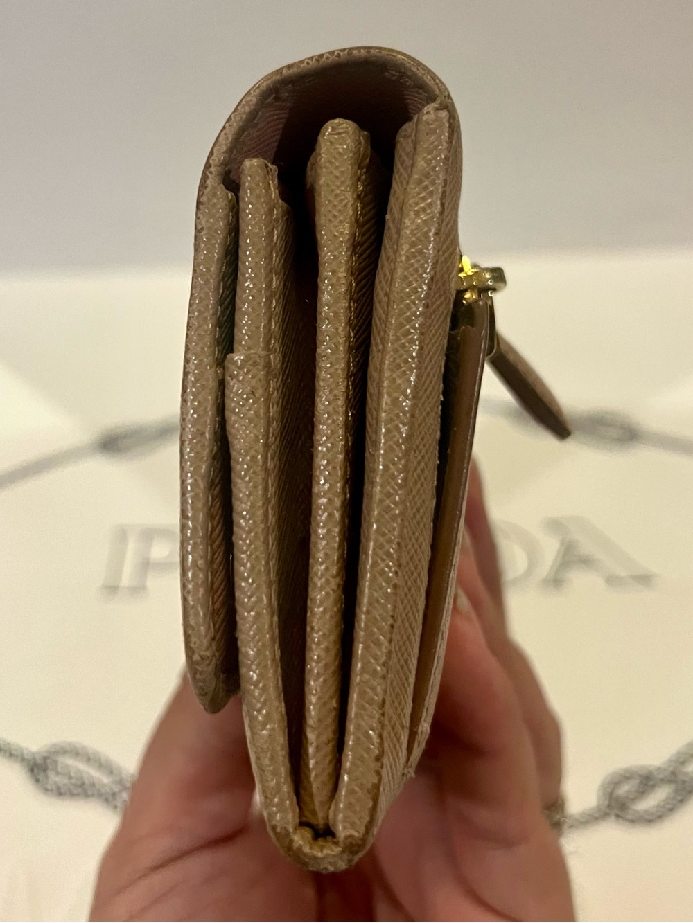 Prada Saffiano Leather Continental Wallet - Picture 7 of 16